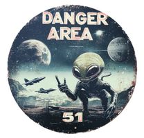 AREA 51 - Blechschild  (neu/OVP)