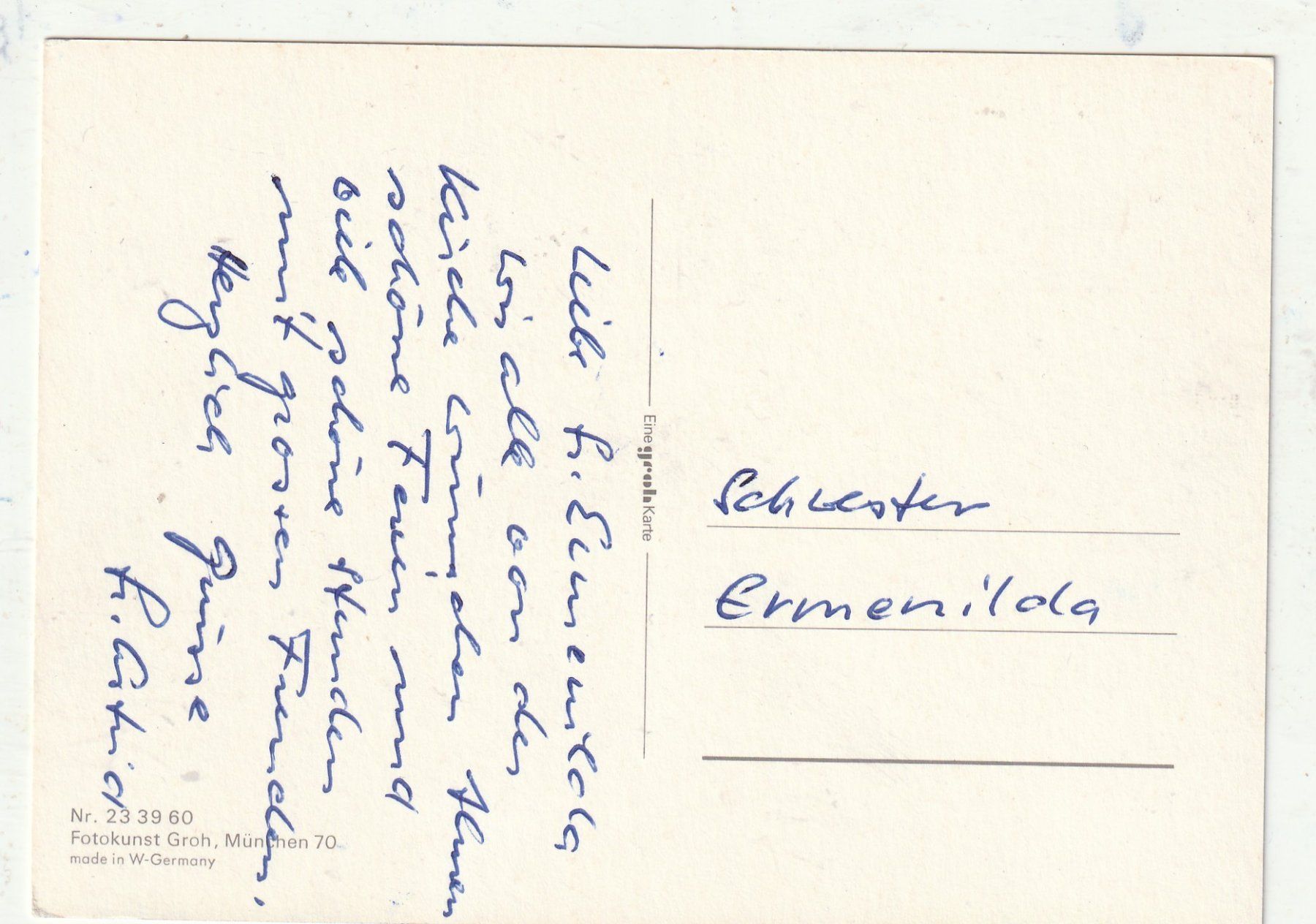 Cartoline postali: Blumenkarte – Usato da Lumbrein venduto da made02 1