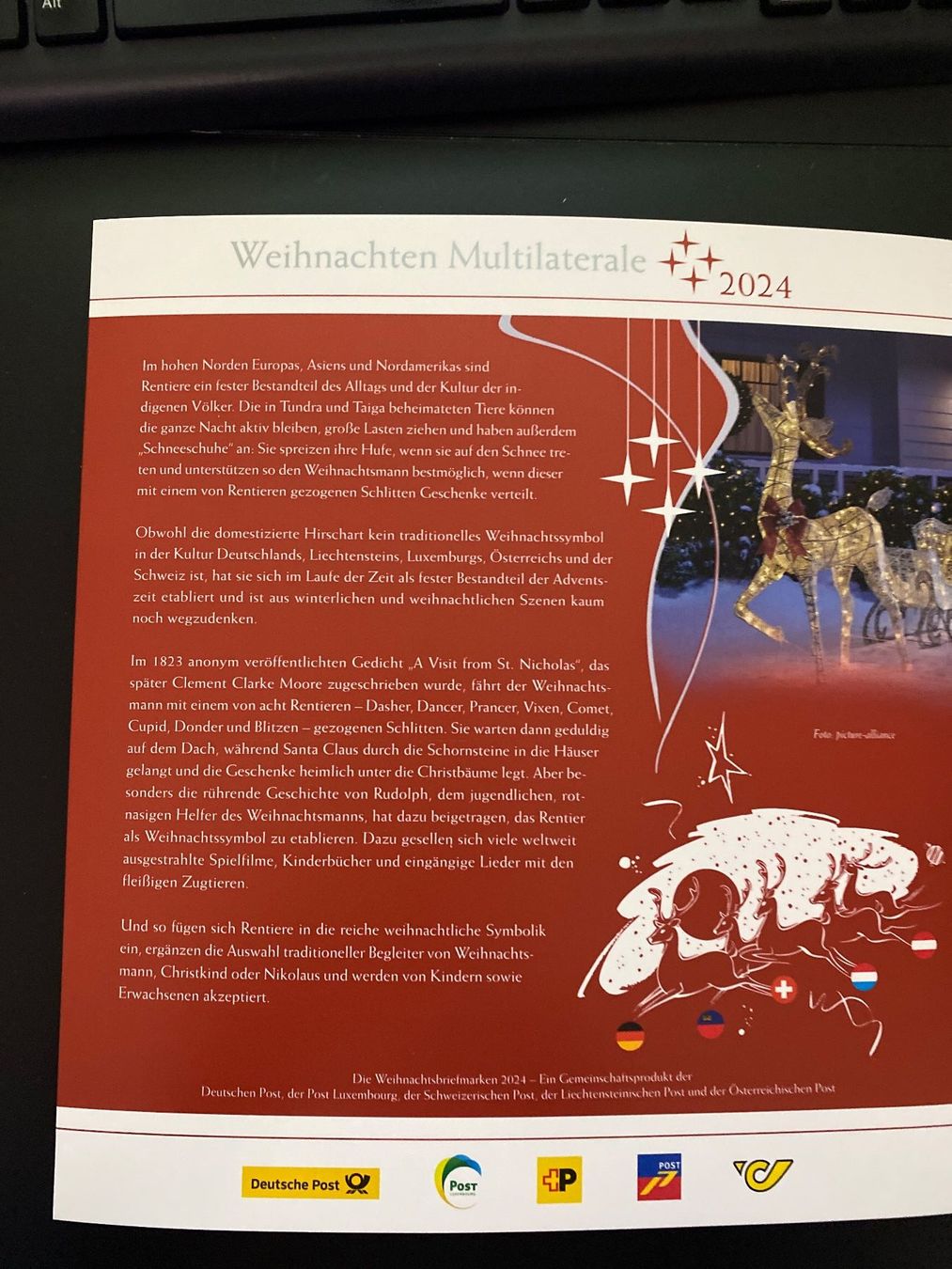 Tutti i francobolli: Weihnachten 2024 Multilaterale mit CH DE LU AT FL  postfr.** – Nuovo (secondo la descrizione) da Niederrohrdorf venduto da leni29 3
