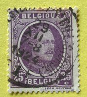 Briefmarken aus Belgien König Albert I. gestempelt 