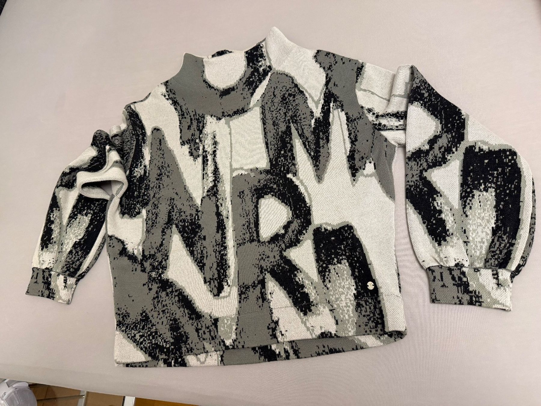 Monari Maglioni & Felpe: Monari Pullover Grösse 38/Monari Musterung – Nuovo (secondo la descrizione) da rheineck venduto da norwegianwood52 4