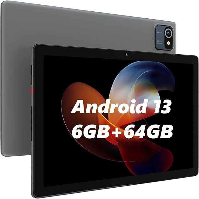 10 Zoll Tablet Android 13 Quad Core 64GB ROM 1280x800 IPS
