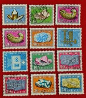 PRO PATRIA SCHÖNE STEMPEL SATZ 96 -100 1960 & 103 -107 1961