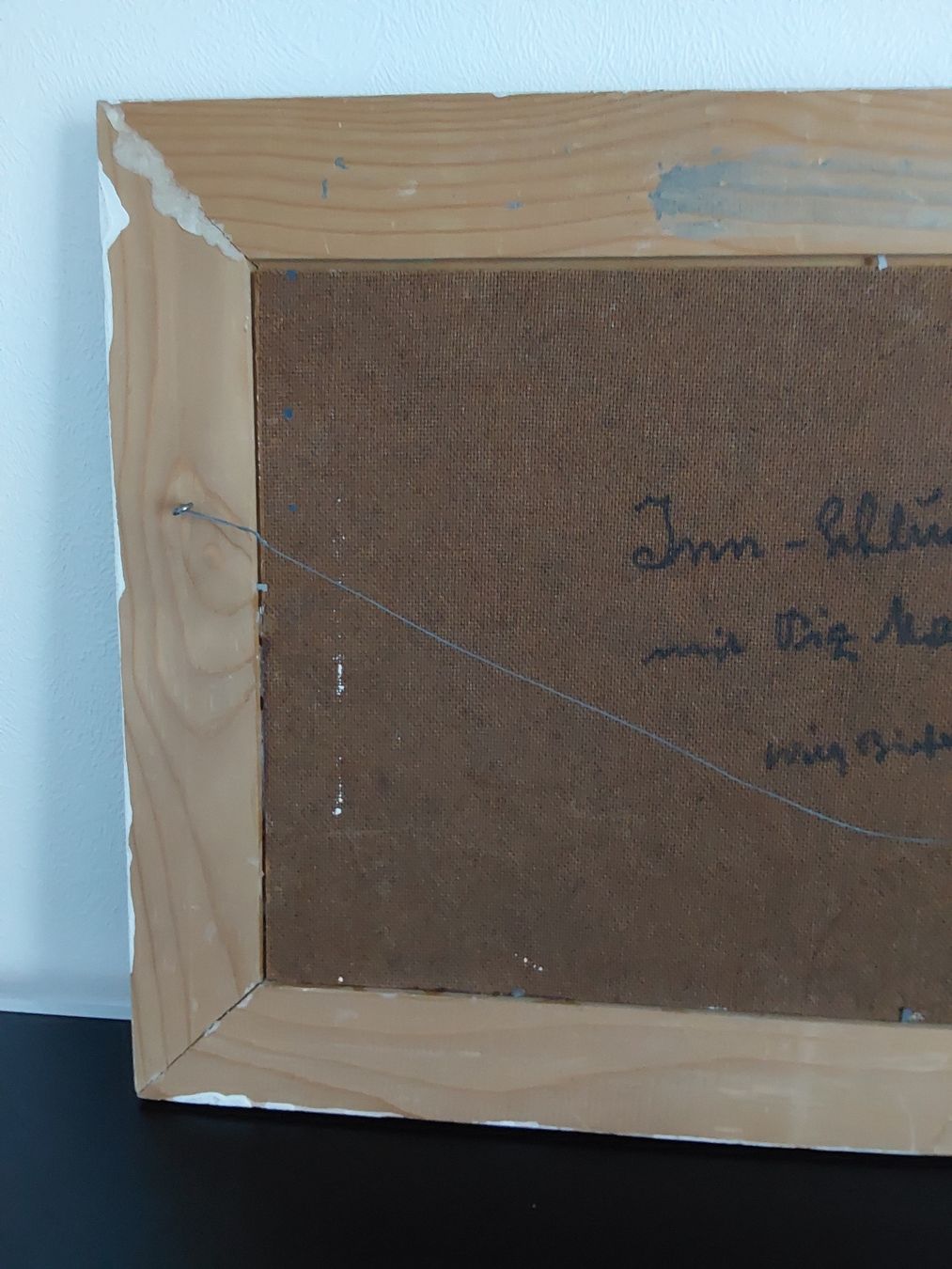Gemälde: Biefer Willy Oelbild. Mit Rahmen 44x64cm. – Gebraucht aus Steinach von Chilli1957 7