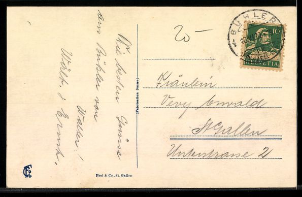 Cartoline postali: AK Bühler, Dorfansicht – Usato da Berlin venduto da bartko-reher 1