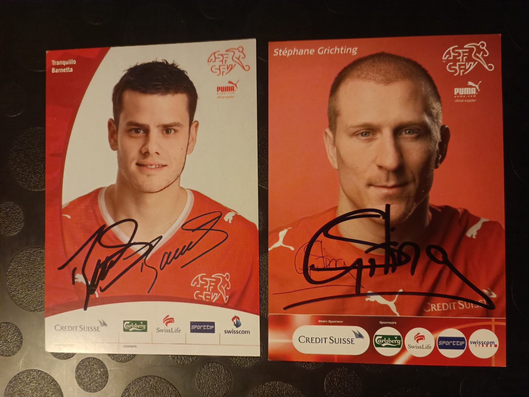 Autographes: SFV 2x signierte Autogrammkarten - Set – D'occasion à Menziken par Artographs