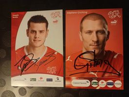 SFV 2x signierte Autogrammkarten - Set