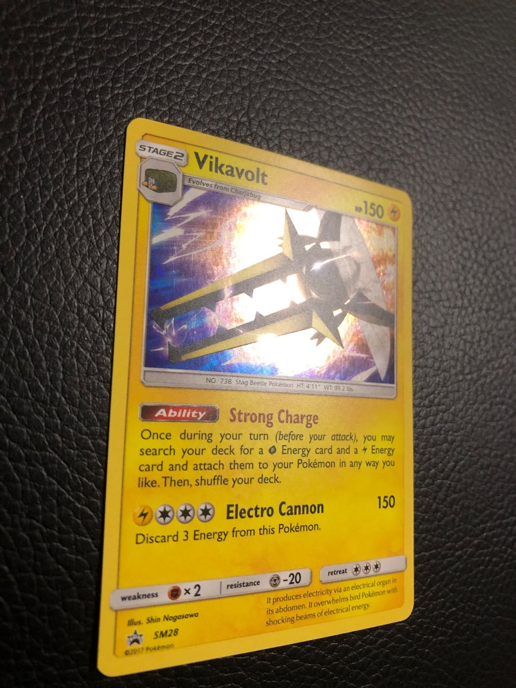 Pokémon Carte collezionabili: 2017 Vikavolt Holo Promo SM28 Ab 1 – Usato da Paradiso venduto da Pkmn10 1
