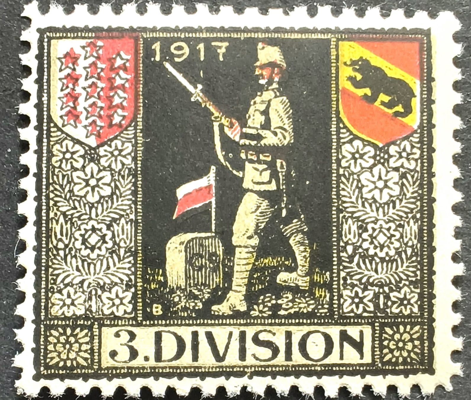 Tutti i francobolli: 3. Division, 1.WK, Wi 3.Div 67 – Usato da Niederuzwil venduto da LichtPhil