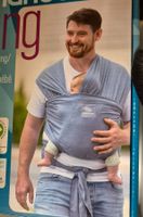 Manduca Babytragetuch Blau gebrauchter Zustand