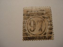 Grossbritannien uralte Marke Stempel 97