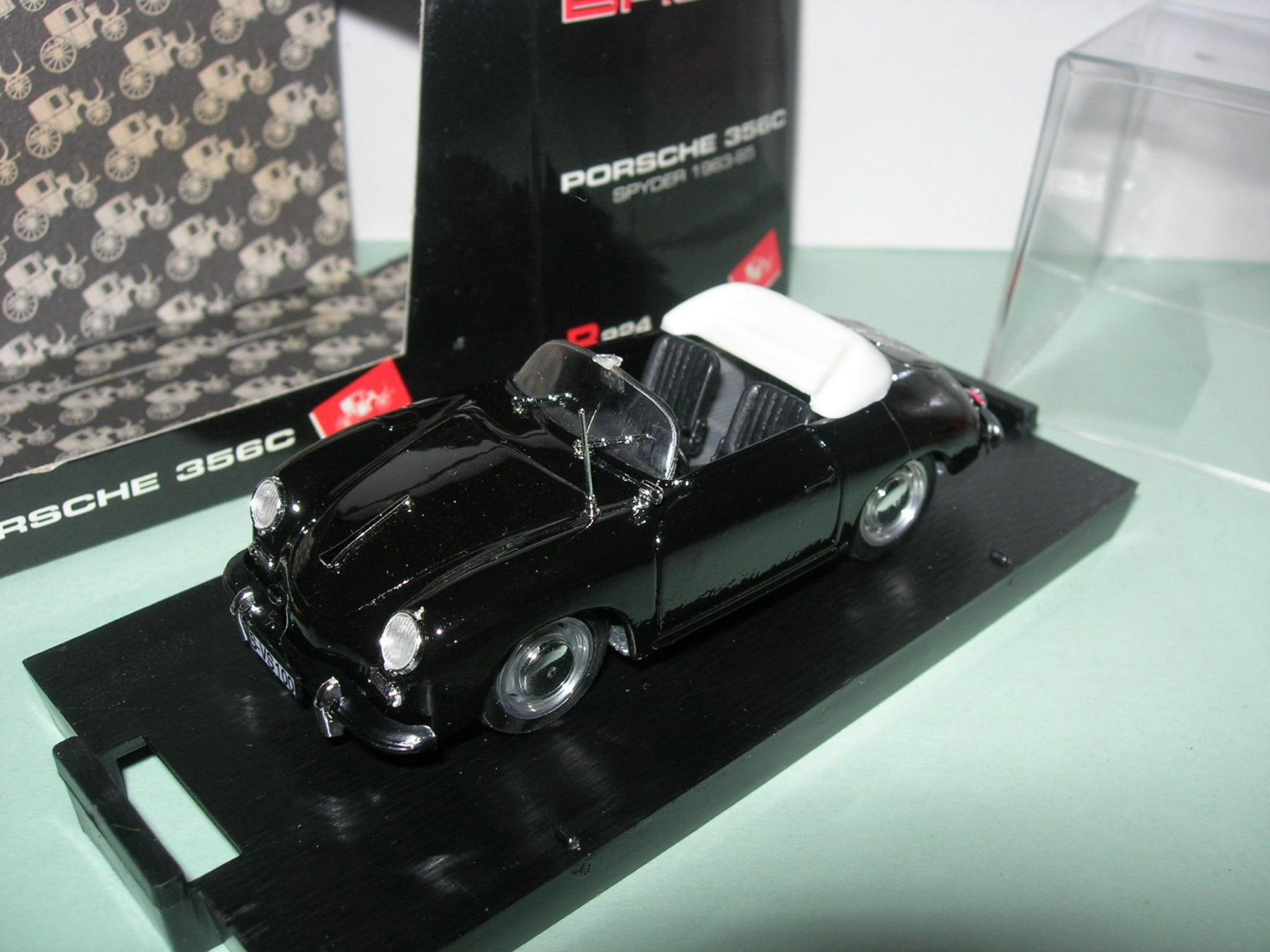 Porsche Modellini d'auto: Porsche 356C Spyder 1963-65  * Brumm 1:43 – Nuovo e nell'imballaggio originale da Hornussen venduto da Amw