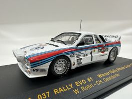 Lancia 037 Rally EVO #1 1:43, W. Röhrl, inkl. OVP, IXO