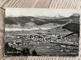 AK Einsiedeln mit Sihlsee (gel 1940)