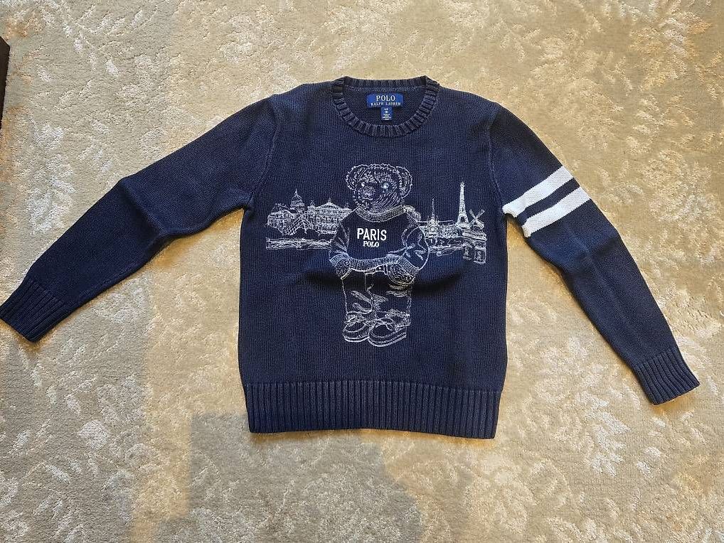 Ralph Lauren Pullover & Sweatshirts: Pull Polo Bear Ralph Lauren taille 6-7 ans bleu marine – Gebraucht aus Lausanne von Flo1006