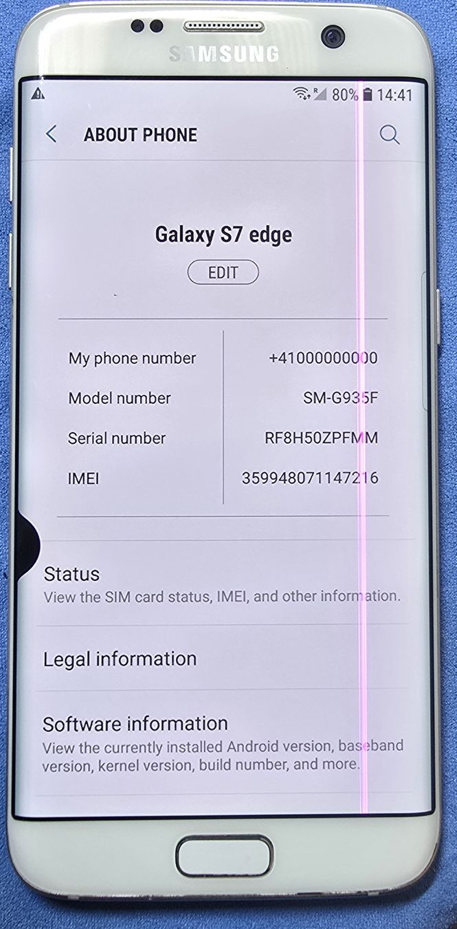 Samsung Telefoni cellulari / Smartphones: Samsung Galaxy S7 Edge - White – Usato da Studen BE venduto da tha_dhp8 4