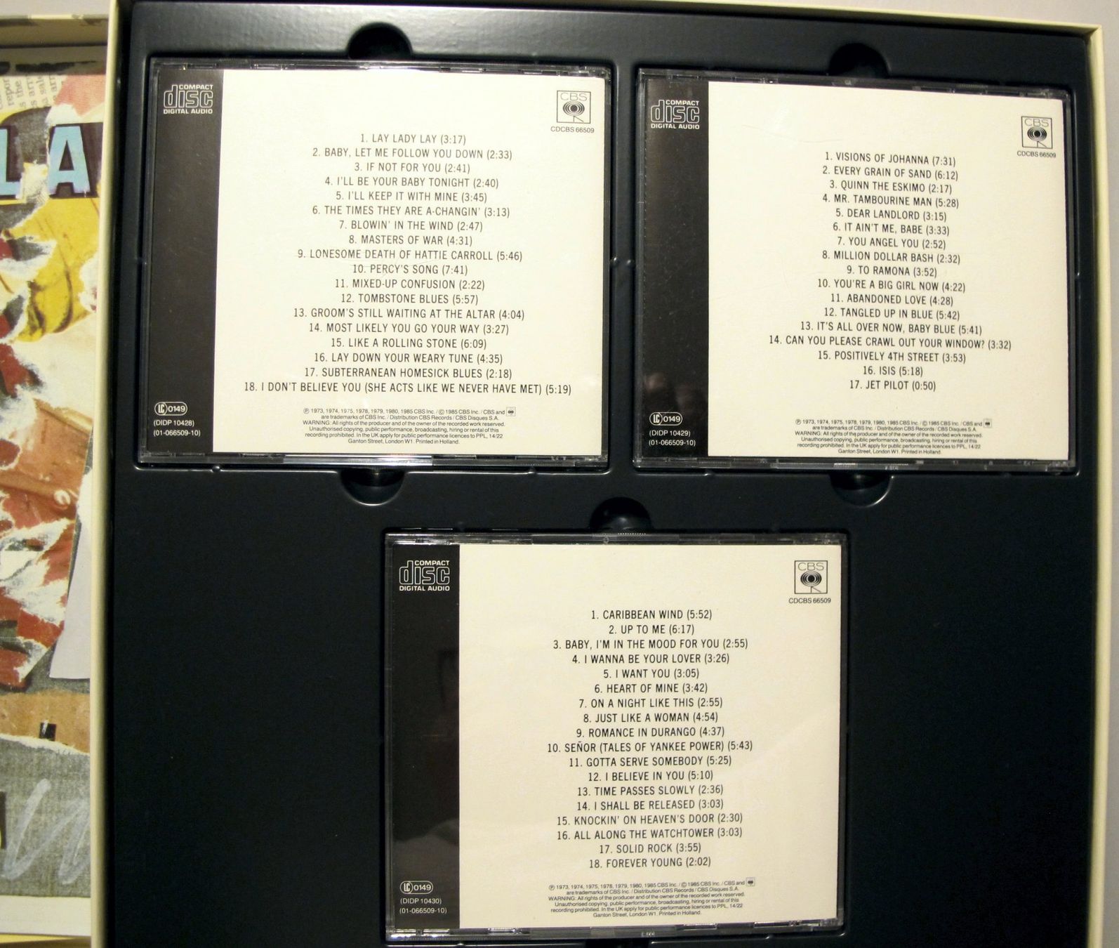 CD: Bob Dylan Biograph Deluxe Edition 3 CD Box Set – Usato da Reinach AG venduto da Yaris6 2