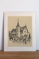 Lithographie de l'artiste-peintre Ferruccio Garopesani