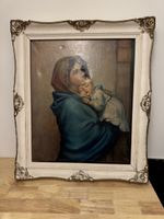 Gemälde Madonna von Ferruzzi mit Rahmen 73cm - E.Ervo