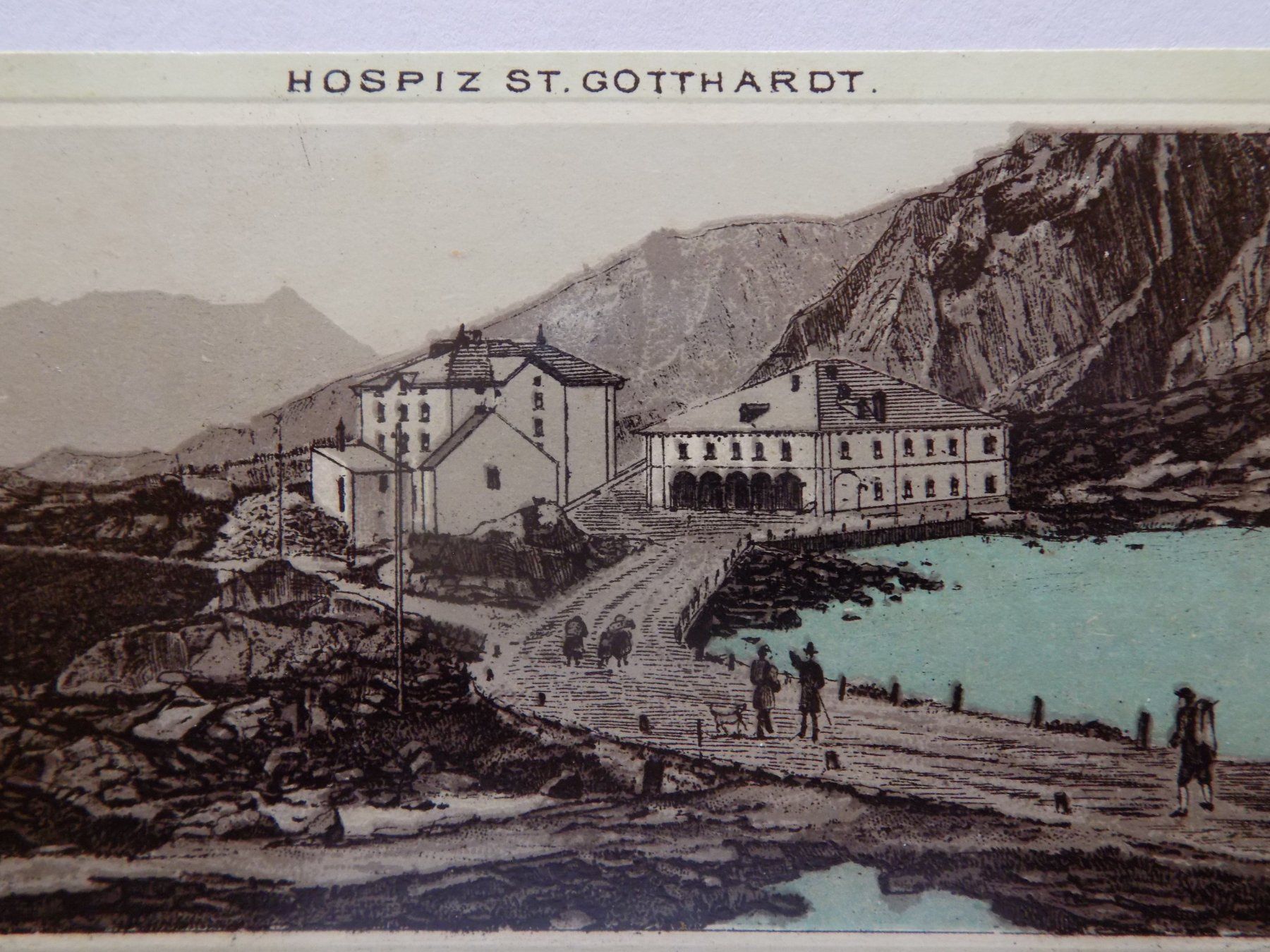 Gravures: Hospiz St. Gotthard – D'occasion à Risch par Antikfee 5