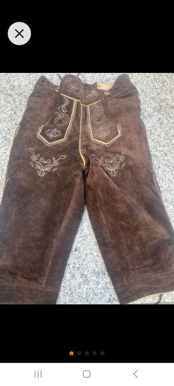 Pantaloni: Oktoberfest Lederhose 44 – Usato da Glarus venduto da kinamen