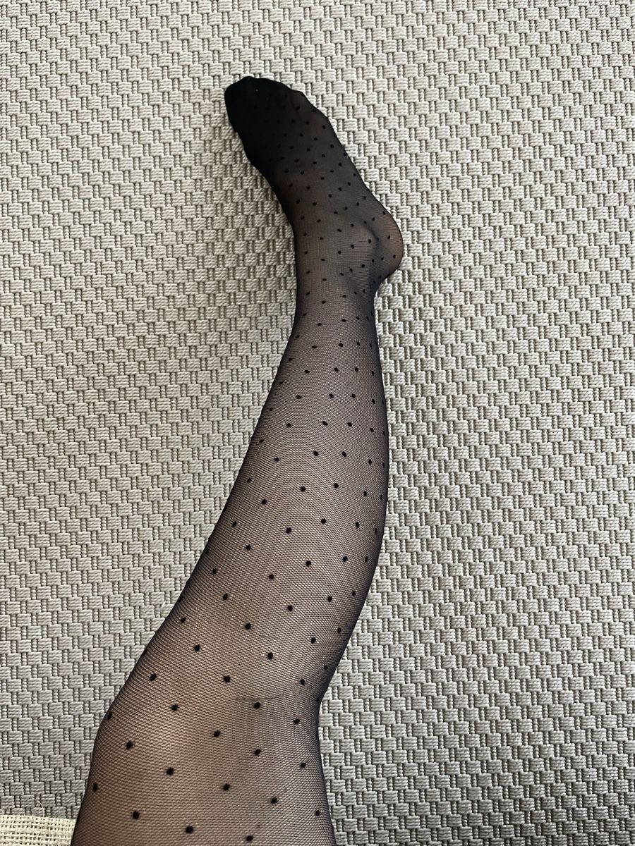 Calze & Collant: Gepunktete Strumpfhose Gr. S – Usato da Zürich venduto da katidust 1