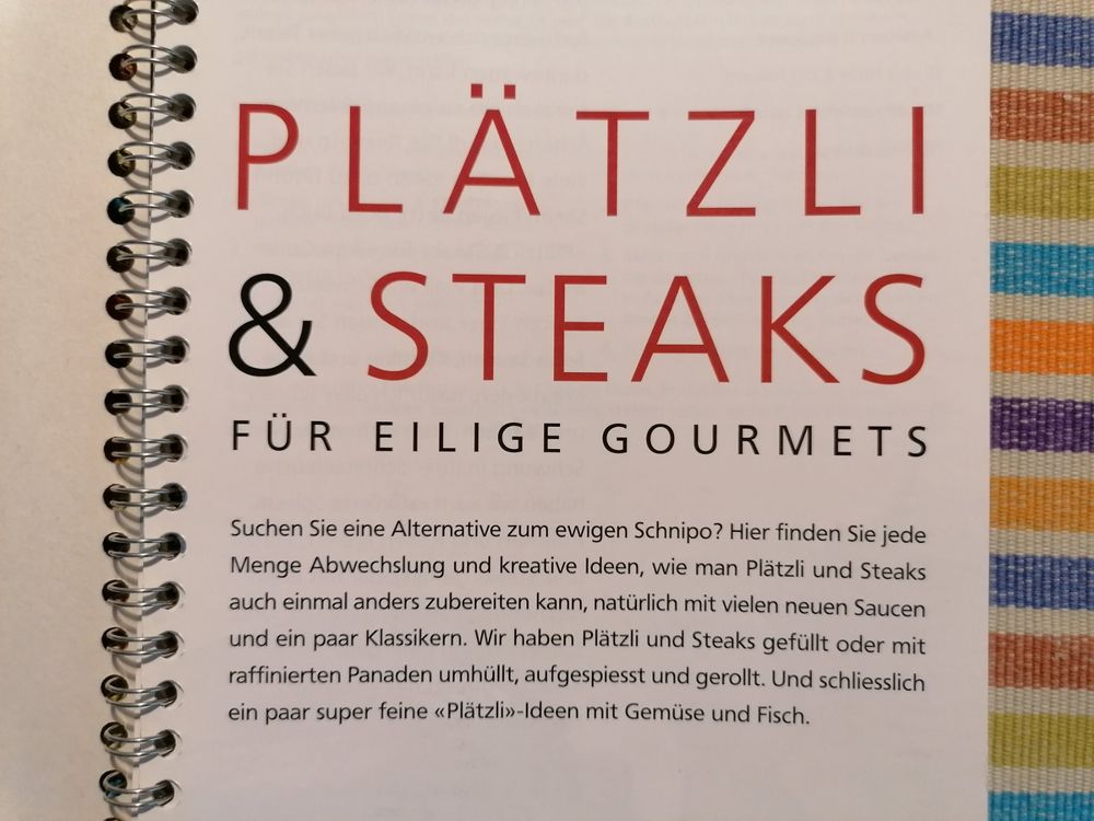 Betty Bossi💥🌞 Plätzli &amp; Steaks - für eilige Gourmets | Kaufen auf Ricardo