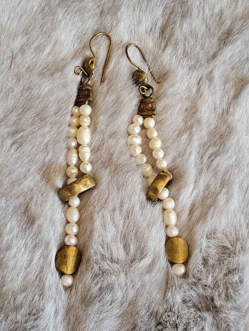 Ohrringe & -stecker: Vintage echte Perlen goldene Ohrhänger, 80er – Gebraucht aus Zürich von philpip 2
