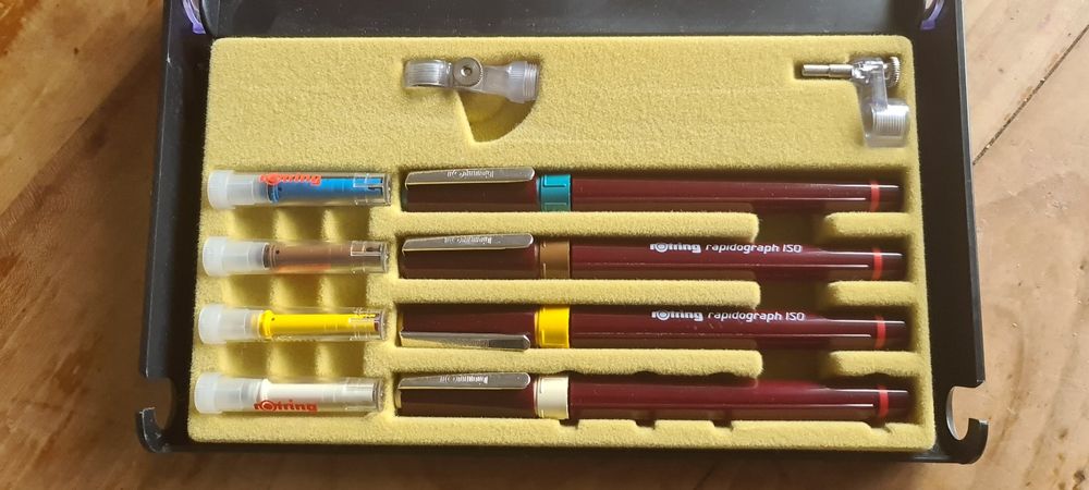 TUSCHEFÜLLER „ROTRING“ radiograph 4 verschiedene Stärken | Kaufen auf ...