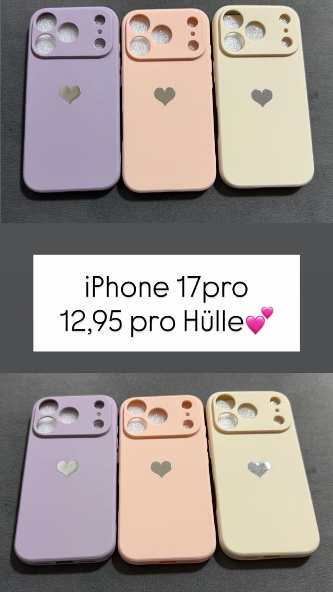 Cover & Protezioni schermo: iPhone 17 Pro Hülle div. Farben🌸 – Nuovo e nell'imballaggio originale da Wettingen venduto da Joelds98