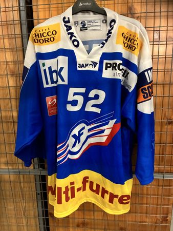 Eishockey Trikot EHC Kloten Winkler Nr. 52, Grösse M