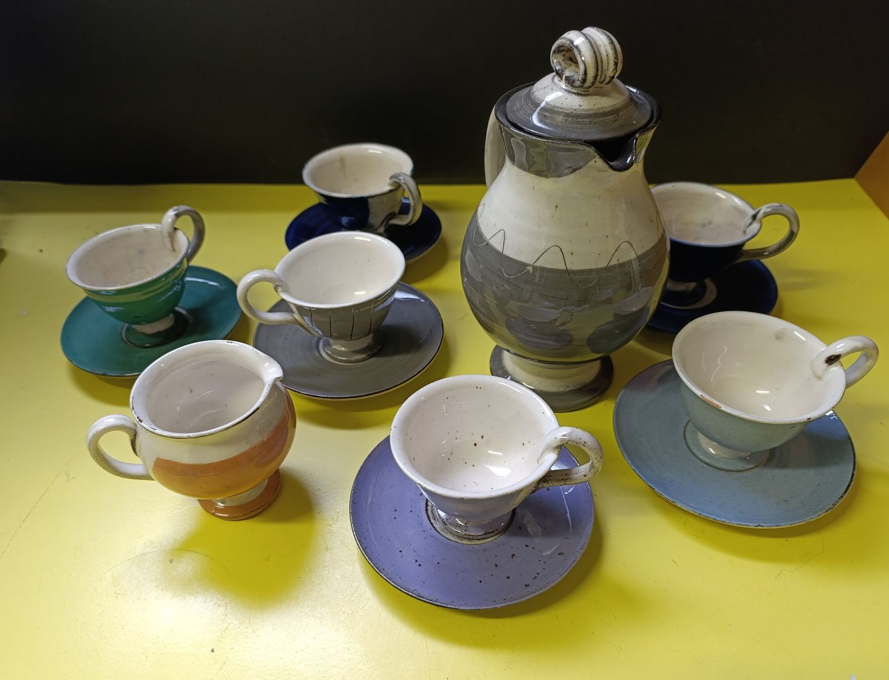 Set di piatti: Mokkaservice von Jakob Gelzer – Usato da zofingen venduto da Blume14