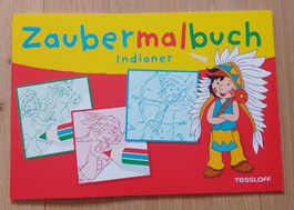 Buch Zauber Malbuch Indianer von Tessloff 24x16,5x0,3cm