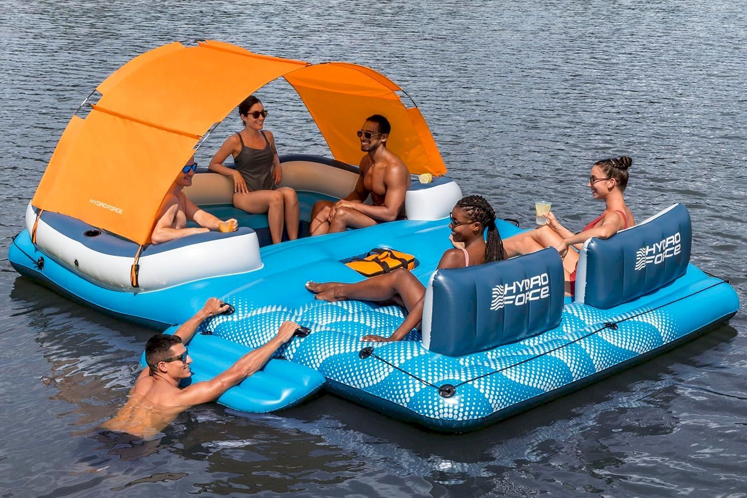 Piscine: Bestway HydroForce 6 Personen Badeinsel – Nuovo e nell'imballaggio originale da Bottighofen venduto da zaap 1