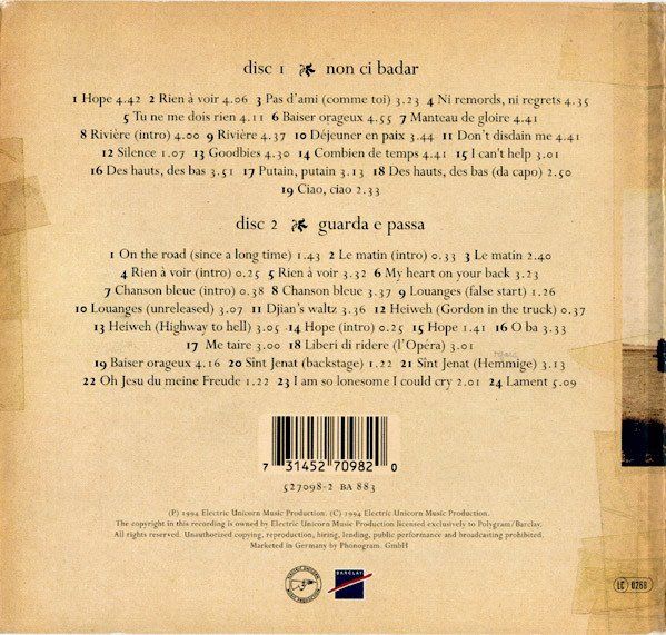 CD: STEPHAN EICHER (2CD + CD-Book, 80 S.) Non ci badar, guarda.. – Nuovo (secondo la descrizione) da Zürich venduto da Tarafo5 1