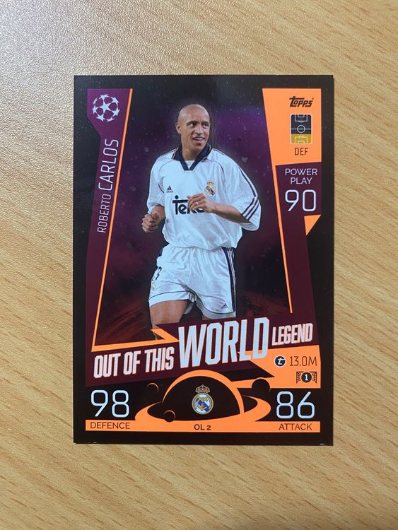 Topps Champions League Legend Roberto Carlos Kaufen auf Ricardo