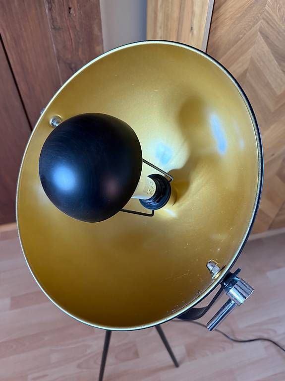 Lampade: Stehlampe NOVA schwarz/gold – Usato da Luzern venduto da FritzWa 1