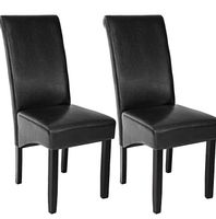2er Set Esszimmerstuhl schwarz