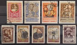 UdSSR 1956-1957 Lot Volkskunst Harvey Plechanow Gorki gest.