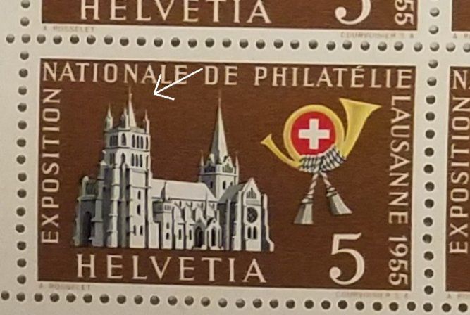 Alle Briefmarken: 320.2.02, 3.01, Abarten Punkt und Retouche postfrisch – Neu (gemäss Beschreibung) aus Baden von Eggi 2