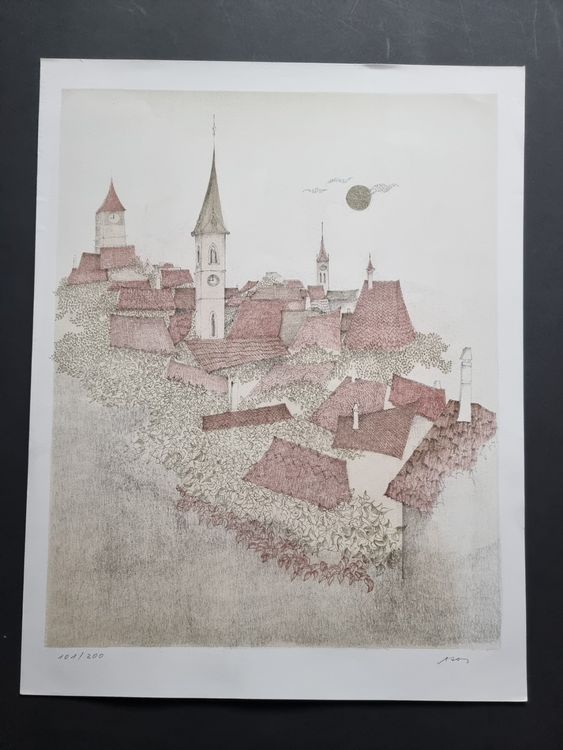 OSSI CZINNER LITHOGRAPHIE SIGNIERT NUMMERIERT 4