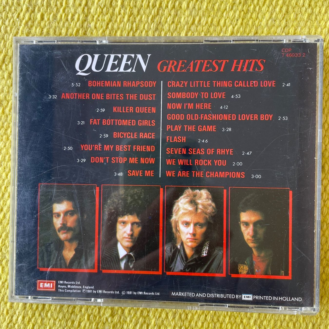 CDs: QUEEN-GREATEST HITS – Gebraucht aus Rorschacherberg von CD-Roli 1