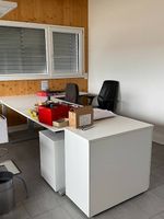 Ecktisch Echo 200 × 90 cm mit Anbautisch rechts 160 × 60 cm