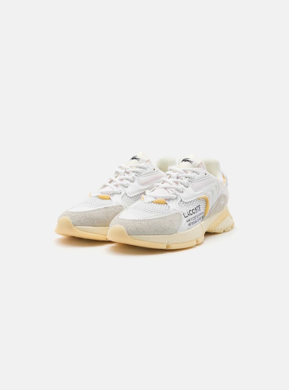 Lacoste Scarpe da uomo: NEU/ Lacoste - Neo / sneaker low - weiss/hellgelb – Nuovo e nell'imballaggio originale da Seewen SZ venduto da Ragga_rica 2