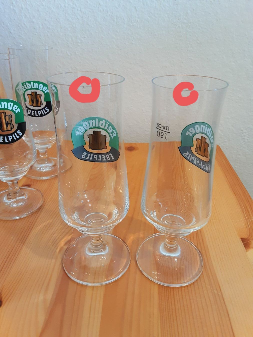 Verres: Leibinger Biergläser – D'occasion à Glattfelden par Roman2504 2