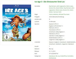 Ice Age 3 - Die Dinosaurier Sind Los (Bluray)