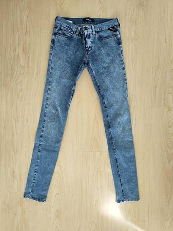 Mädchen Jeans Skinny hellblau (dünner Stoff) Gr 164 wie NEU!