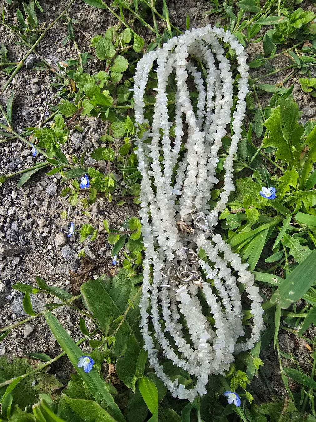 Catenine: Wunderschöne Calcitsplitterketten 45cm lang – Usato da Reute AR venduto da angelflower 1