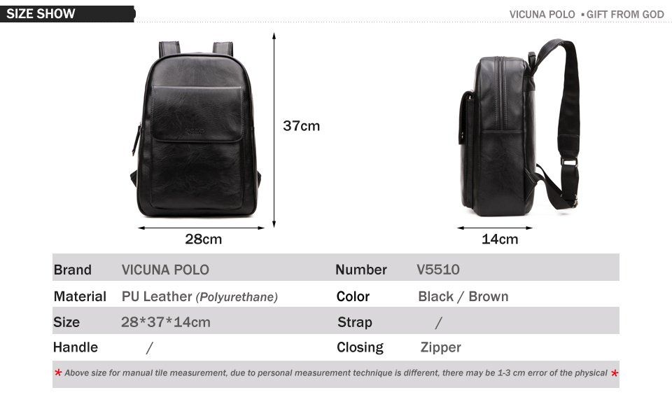 Rucksäcke: Vicunapolo - Rucksack - Schwarz – Neu und originalverpackt aus Oberglatt ZH von Mrf808 2