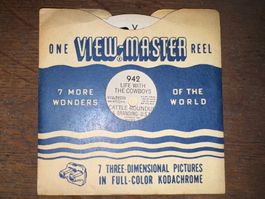 View-Master 3D: Nr. 942 LIFE WITH THE COWBOYS CATTLE ROUNDUP